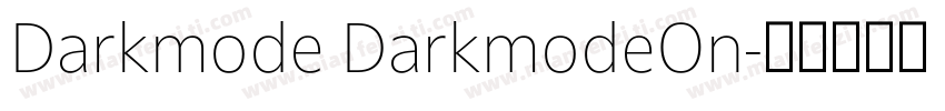 Darkmode DarkmodeOn字体转换